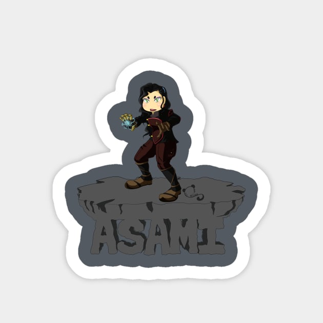 Asami Sticker by hellotwinsies